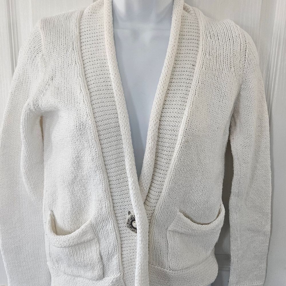 One Girl Who 100% Cotton Cardigan Sweater